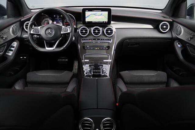 Mercedes-Benz GLC-KLASSE AMG 43 4MATIC Aut9 | Luchtvering | Carbon | Burmester | Distronic | Trekhaak | Memory | Stoelverwarming Achter | Standkachel | Multibeam LED | HUD | Panoramadak |
