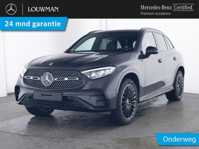 Mercedes-Benz GLC-KLASSE 300 e 4M AMG Plug-In Hybride | AMG Styling | Night Pakket | Alarm | Trekhaak | AC en DC Laden | 20 Inch LM AMG Velgen | Stoel en Stuurverwarming | Inclusief 24 maanden MB Certified garantie voor Europa.