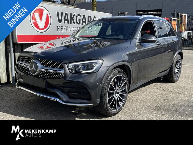 Mercedes-Benz GLC-KLASSE 300e 4MATIC AMG Line 20"/Luchtvering/Trekhaak/Leder + memory/Stoel + stuurverwarming/Matrix LED/Dodehoek/Adaptieve cruise/360 camera/Apple Carplay & Android Auto
