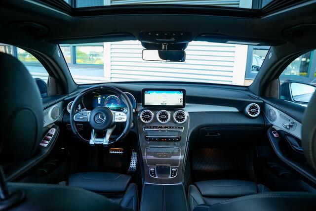 Mercedes-Benz GLC-KLASSE Coupé 400d 4MATIC 63 AMG luchtvering Schuifdak Ambient Burmester Sportstoelen Carbon 360° Camera 20''LM Trekhaak