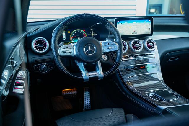 Mercedes-Benz GLC-KLASSE Coupé 400d 4MATIC 63 AMG luchtvering Schuifdak Ambient Burmester Sportstoelen Carbon 360° Camera 20''LM Trekhaak
