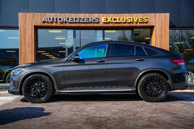 Mercedes-Benz GLC-KLASSE Coupé 400d 4MATIC 63 AMG luchtvering Schuifdak Ambient Burmester Sportstoelen Carbon 360° Camera 20''LM Trekhaak