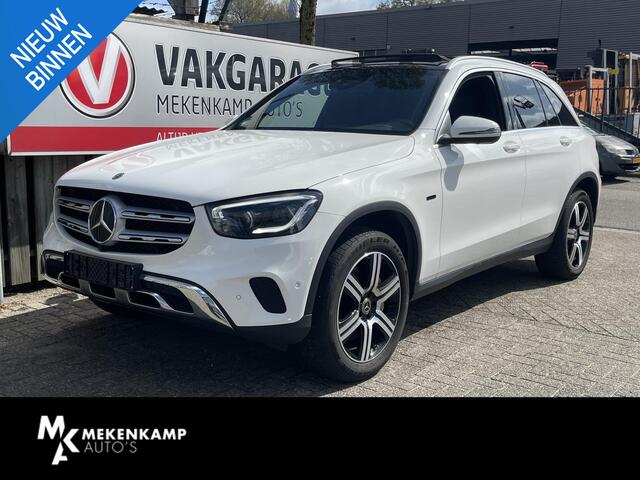 Mercedes-Benz GLC-KLASSE 300e 4MATIC Premium 19"/Leder + memory + massage//Panoramadak/Trekhaak/Adaptieve cruise/Dodehoek/360 camera/Burmester/Stoelverwarming/Sfeerverlichting