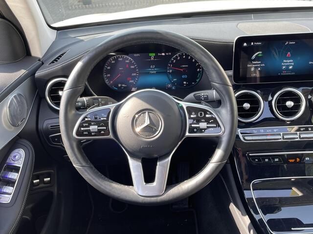 Mercedes-Benz GLC-KLASSE 300e 4MATIC 19"/Leder + memory/Panoramadak/Multibeam/Trekhaak/Adaptieve cruise/Dodehoek/360 camera/Burmester/Stoelverwarming/Sfeerverlichting
