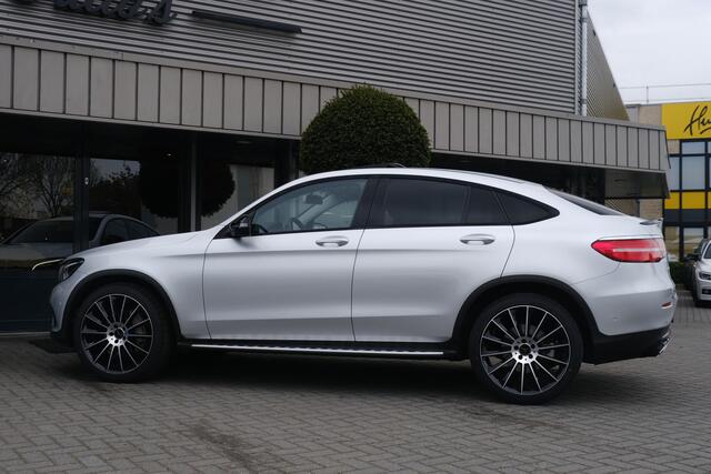 Mercedes-Benz GLC-KLASSE Coupé 250 4MATIC Prestige Night Pakket Schuifdak Trekhaak Leder 360Cam