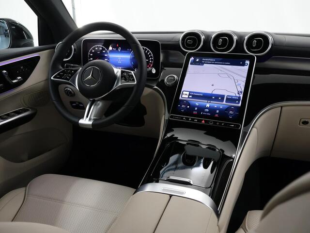 Mercedes-Benz GLC-KLASSE Coupé 300e 4MATIC Luxury Line | Beige bekleding | Trekhaak | Distronic | Verwarmd stuur |