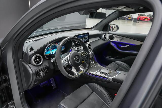Mercedes-Benz GLC-KLASSE Coupé AMG 63 S 510pk 4MATIC+ |keramisch|sportuitlaat|schuif/kantel|360 camera|Apple Carplay|memory|HUD|carbon interieur|stoelverwarming|21"|