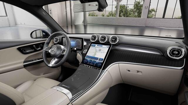 Mercedes-Benz GLC-KLASSE 300e 4MATIC Luxury Line | Burmester | Panoramadak | Distronic | Lederen bekleding | Memory | Trekhaak | Sfeerverlichting |