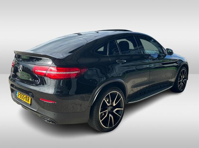 Mercedes-Benz GLC-KLASSE Coupé AMG 43 4MATIC / Schuifdak / 360Camera / Head-up / Burmester / Carbon intr. / 21'' / Memory seats / Keyless / Treeplanken / LED / Dodehoek / DAB / Stoelverwarming / ACC