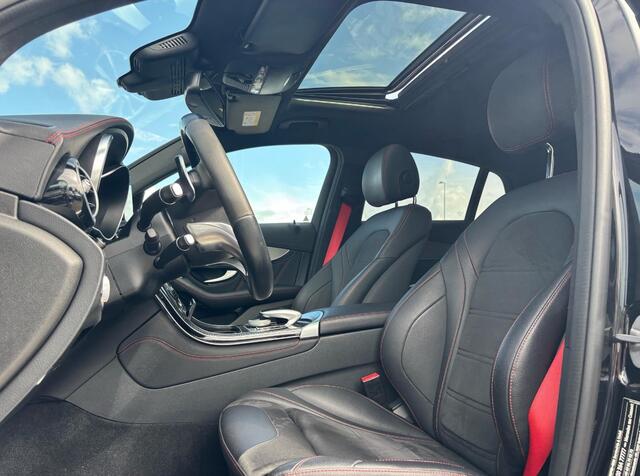 Mercedes-Benz GLC-KLASSE Coupé AMG 43 4MATIC / Schuifdak / 360Camera / Head-up / Burmester / Carbon intr. / 21'' / Memory seats / Keyless / Treeplanken / LED / Dodehoek / DAB / Stoelverwarming / ACC
