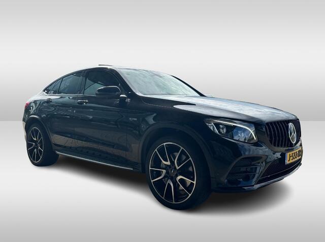 Mercedes-Benz GLC-KLASSE Coupé AMG 43 4MATIC / Schuifdak / 360Camera / Head-up / Burmester / Carbon intr. / 21'' / Memory seats / Keyless / Treeplanken / LED / Dodehoek / DAB / Stoelverwarming / ACC