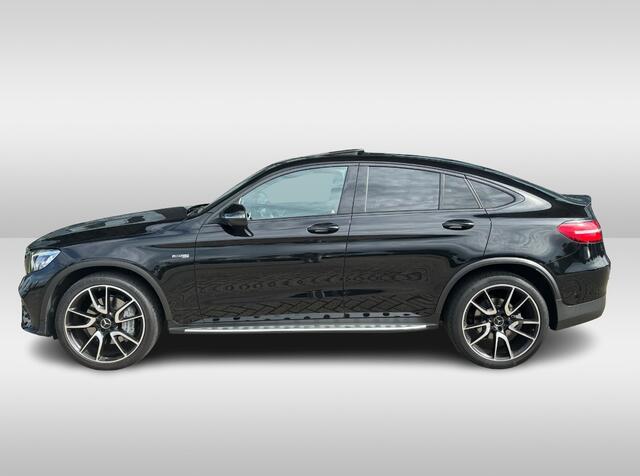 Mercedes-Benz GLC-KLASSE Coupé AMG 43 4MATIC / Schuifdak / 360Camera / Head-up / Burmester / Carbon intr. / 21'' / Memory seats / Keyless / Treeplanken / LED / Dodehoek / DAB / Stoelverwarming / ACC