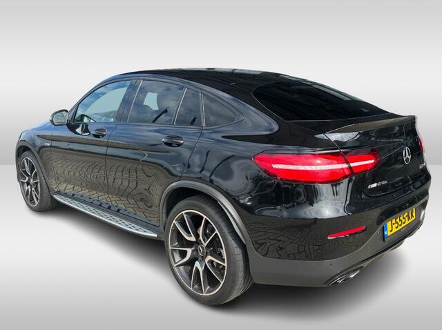 Mercedes-Benz GLC-KLASSE Coupé AMG 43 4MATIC / Schuifdak / 360Camera / Head-up / Burmester / Carbon intr. / 21'' / Memory seats / Keyless / Treeplanken / LED / Dodehoek / DAB / Stoelverwarming / ACC