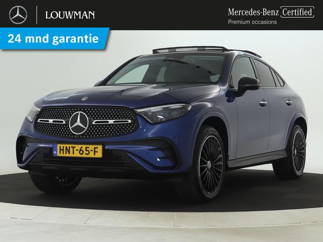 Mercedes-Benz GLC-KLASSE Coupé 300 e 4MATIC AMG Plug-In Hybride | Trekhaak | Panorama Dak | Stuur- en Stoelverwarming | Digital Light | 360 gr Camera | Memory | Inclusief 24 maanden Mercedes-Benz Certified garantie voor Europa.