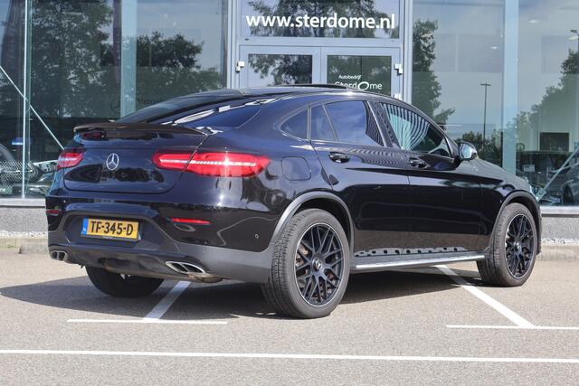 Mercedes-Benz GLC-KLASSE Coupé 250 4MATIC Premium l AMG l Schuif- Kanteldak l Comand l DISTRONIC l Wegklapbare trekhaak l LED intelligent l Camera l Head Up l Dodehoek Assistent l Airconditioning l Elektr. bed. Achterklep l Stoelverwarming voor de voor- en achterstoelen l