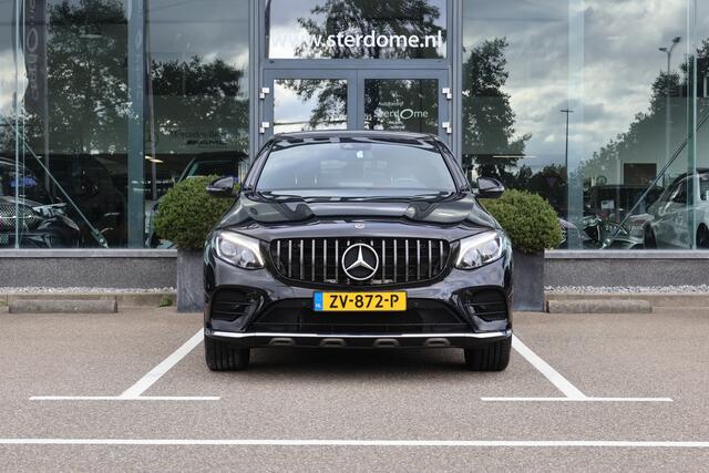 Mercedes-Benz GLC-KLASSE Coupé 250 4MATIC l AMG l Burmerster l Comand l Wegklapbare trekhaak l LED adaptief l Sfeerverlichting l Memory pakket voor bestuurdersstoel l KEYLESS GO l Parkeer pakket l Stoelverwarming l Elektr. bedienbare achterklep l Airconditioning l Regensensor l