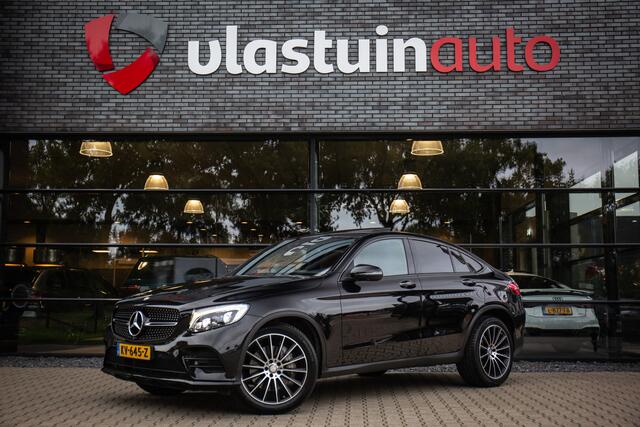 Mercedes-Benz GLC-KLASSE Coupé 250 4MATIC Prestige , AMG-styling, 360° camera, Burmester, schuif/kanteldak, Zwart/rood leder,