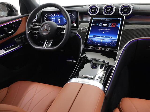 Mercedes-Benz GLC-KLASSE 300e 4MATIC AMG Line | Nappaleder bruin | Burmester | Carbon | Winter pakket | Night pakket | Panoramadak | Trekhaak |