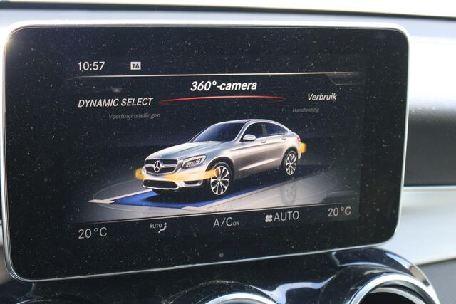 Mercedes-Benz GLC-KLASSE Coupé 250 4MATIC AMG Premium Plus l Schuif- Kanteldak l DISTRONIC l Memoy pakket l 360 gr Camera lStoelverwarming l LEDER l Burmester l LED l Sfeerverlichting l Alarm klasse 3 l Elektrisch bedienbare achterklep l Spiegel pakket l Dodehoek assitent l