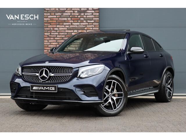 Mercedes-Benz GLC-KLASSE Coupé 250 4MATIC AMG Line | Schuifdak | Dodehoekassistent | Nightpakket | Stoelverwarming | Camera | Zitcomfortpakket | Navigatie | Cruise Control | High Perf. LED |