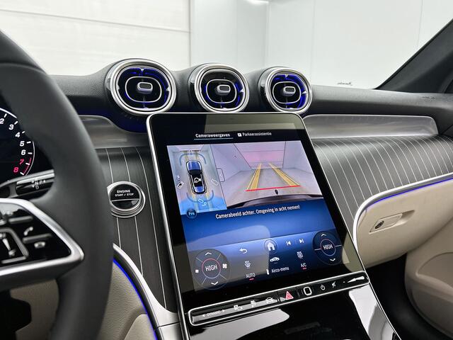 Mercedes-Benz GLC-KLASSE 300e 4MATIC Business Solution Luxury | Parkeerpakket met 360°-camera | Comfortpakket Plus | Trekhaak | Panoramaschuifdak | Sierdelen openporig hout aluminiumlines | DISTRONIC | 19 inch vijf-dubbelspaaks velgen |