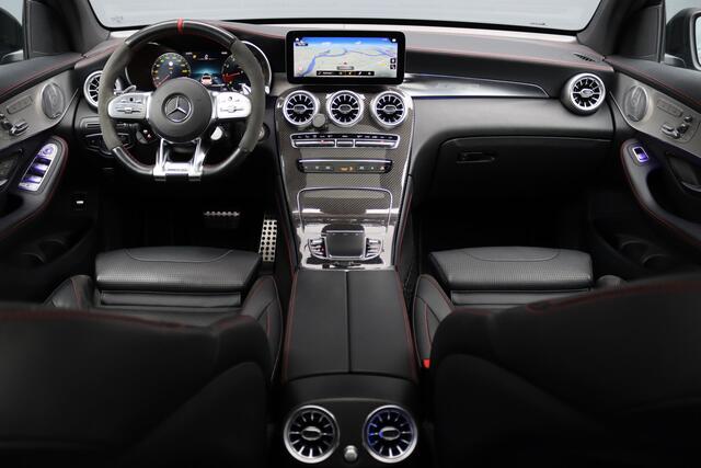 Mercedes-Benz GLC-KLASSE AMG 43 4MATIC | Luchtvering | Distronic | Panoramadak | HUD | Stoelventilatie | Burmester | Multibeam LED | Keyless Go | Leder | Augmented Reality | Surround Camera |