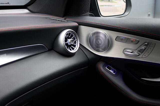 Mercedes-Benz GLC-KLASSE AMG 43 4MATIC | Luchtvering | Distronic | Panoramadak | HUD | Stoelventilatie | Burmester | Multibeam LED | Keyless Go | Leder | Augmented Reality | Surround Camera |