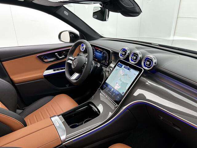 Mercedes-Benz GLC-KLASSE 300e 4MATIC Business Solution AMG | Advanced plus | Nightpakket | Trekhaak | Panoramaschuifdak | Treeplanken in aluminiumlook | Middenconsole metaalstructuur | 20 inch vijfspaaks lichtmetalen AMG-velgen |