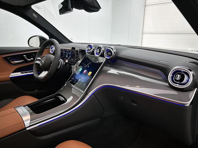 Mercedes-Benz GLC-KLASSE 300e 4MATIC Business Solution AMG | Advanced plus | Nightpakket | Parkeerpakket | Trekhaak | Panoramaschuifdak | Treeplanken in aluminiumlook | 20 inch vijfspaaks lichtmetalen AMG-velgen |