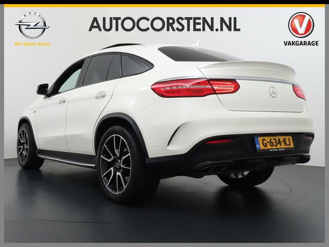Mercedes-Benz GLE-KLASSE Coupé 450 AMG 4MATIC 368pk AUT-9 Leer 360-Camera (Airmatic+ADS)Luchtvering Panorama Glasdak Park-Assist PDC-a+v Elektr.-SportSt.+Verwarmd Keyless -go21"LM AMG Carbon-Int. styling+Inter. DSR ESP Treeplanken Connected services A-klep automatisch Adaptief De