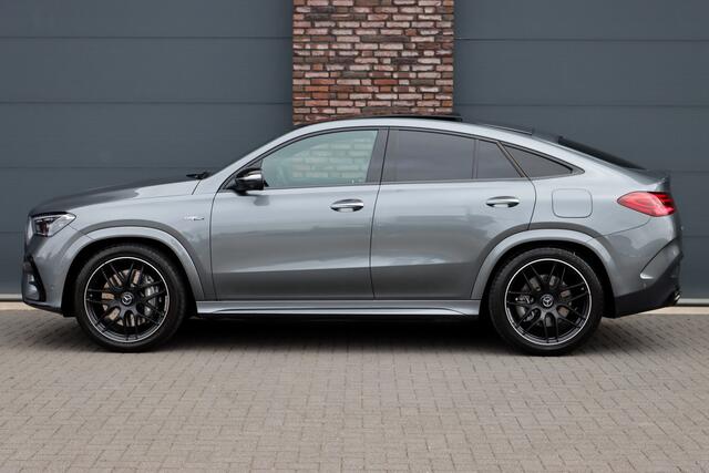 Mercedes-Benz GLE-KLASSE Coupé AMG 53 Hybrid 4MATIC+ Premium Aut9 | Facelift | Luchtvering | Distronic Pro | Memory | Trekhaak | Stoelventilatie | HUD | Verwarmd Stuurwiel | Burmester | Soft-Close | Nappa Leder |