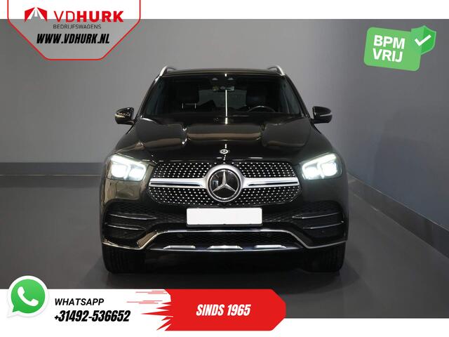 Mercedes-Benz GLE-KLASSE 400D 4MATIC (¤72.463 incl. BTW/BPM) 5 Pers./ AMG/ Airmatic/ Panorama/ Mem.Stoelen/ Adapt. Cruise/ 3.5t Trekverm./ Burmester/ Leder/ HUD
