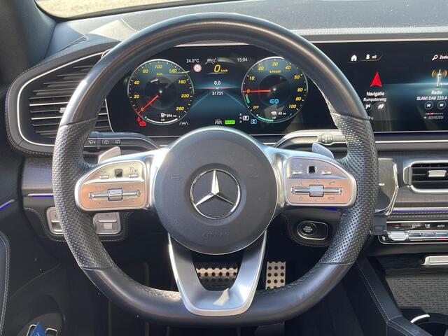 Mercedes-Benz GLE-KLASSE 350 e 4MATIC AMG Line 22''/Luchtvering/Dodehoek/Adaptieve cruise/Burmester/Multibeam LED/Panoramadak/Trekhaak/Camera/Apple Carplay & Android Auto/Sfeerverlichting