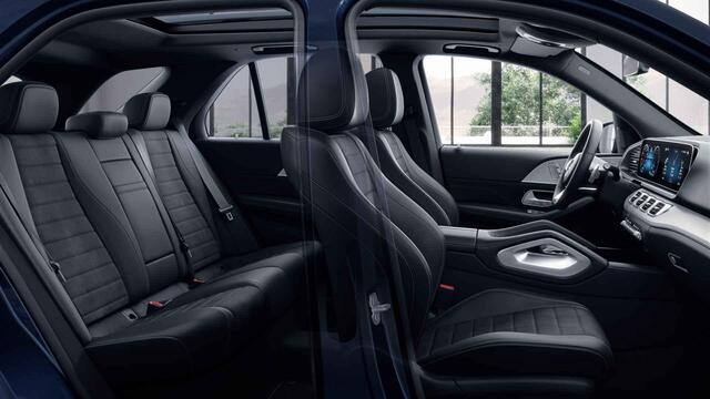 Mercedes-Benz GLE-KLASSE 350 e 4MATIC Premium Plus | AMG | Luchtvering | Rijassistentiepakket Plus | 21" lichtmetalen velgen | Panoramadak | Memory |
