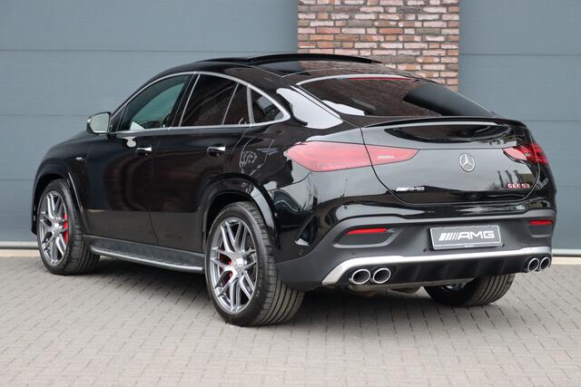 Mercedes-Benz GLE-KLASSE Coupé AMG 53 Hybrid 4MATIC+ Premium+ Aut9 | Luchtvering | Distronic Pro | Memory | Verwarmd Stuurwiel | Burmester | Panoramadak | AMG Drive Unit | Keyless Go | Luchtreinigingspakket | Soft-Close |