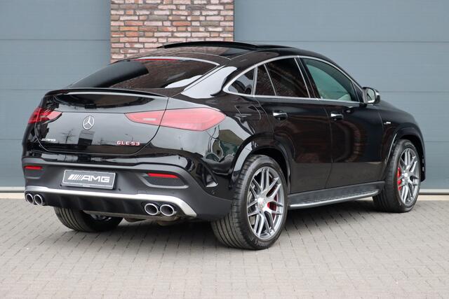 Mercedes-Benz GLE-KLASSE Coupé AMG 53 Hybrid 4MATIC+ Premium+ Aut9 | Luchtvering | Distronic Pro | Memory | Verwarmd Stuurwiel | Burmester | Panoramadak | AMG Drive Unit | Keyless Go | Luchtreinigingspakket | Soft-Close |
