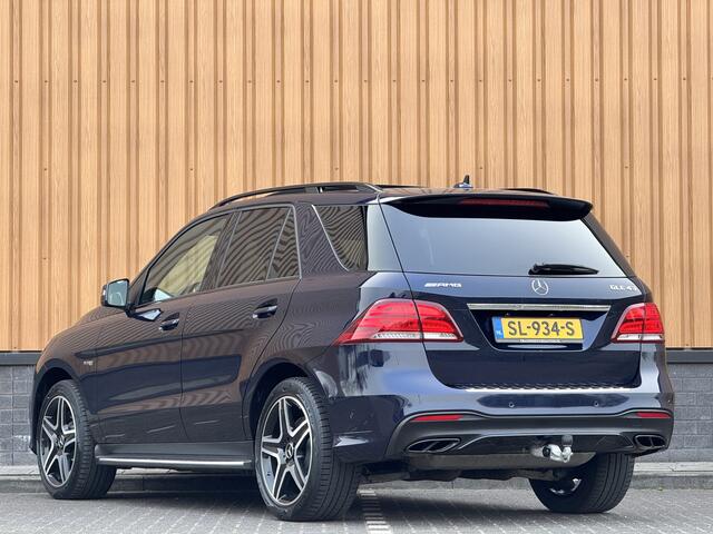 Mercedes-Benz GLE-KLASSE AMG 43 4MATIC | 390 PK! | Luchtvering | Panoramadak | Designo | Elektrische Trekhaak | Harman & Kardon | Apple Carplay | DAB | 20" Lichtmetaal | 360° Camera |