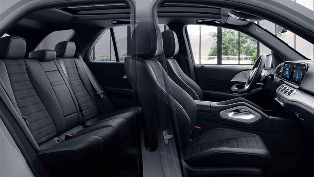 Mercedes-Benz GLE-KLASSE 350 e 4MATIC Premium Plus | Night | Trekhaak 2700kg geremd | AMG in-/exterieur | Memory | Burmester | 21Inch | Rijassistentie PLUS | Panorama | Keyless entry |