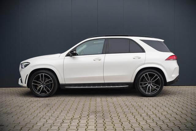 Mercedes-Benz GLE-KLASSE 350 D 4MATIC | Grijs Kenteken | AMG | Burmester | Adaptive Cruise Control | Stoelverwarming | Panoramadak | Luchtvering | Trekhaak | 360° Camera | BTW | Apple Carplay | Ambiance Verlichting | Leder | Nigh