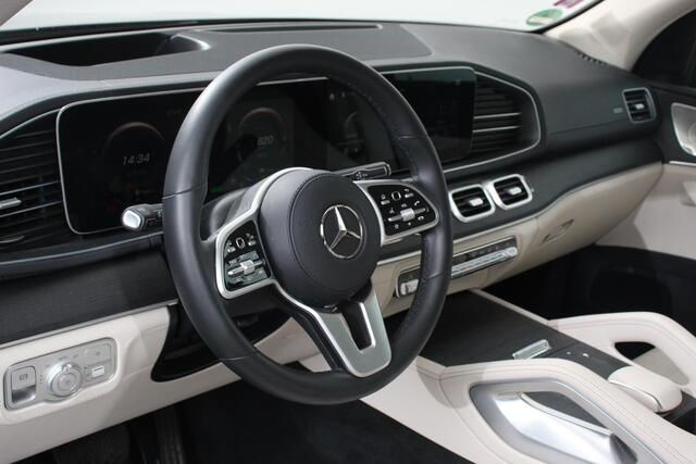 Mercedes-Benz GLE-KLASSE 350 e AMG 4-MATIC leder adaptive Cruise Control Burmester Audio Panorama dak 20 Inch Lichtmetalen Velgen Trekhaak