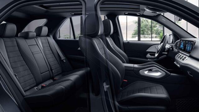 Mercedes-Benz GLE-KLASSE 350 e 4MATIC Premium Plus | Luchtvering | Burmester | Panoramadak | Trekhaak | Treeplanken | Sfeerverlichting |