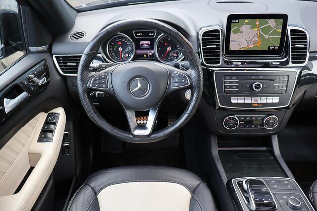 Mercedes-Benz GLE-KLASSE 350 d 4MATIC AMG V6 I Airmatic I 360 camera I Trekhaak I Panorama dak | Stoelverwarming I Verwarmd stuurwiel I I luxe leder I Harman & Kardon I Memory I Night pakket I NL auto |