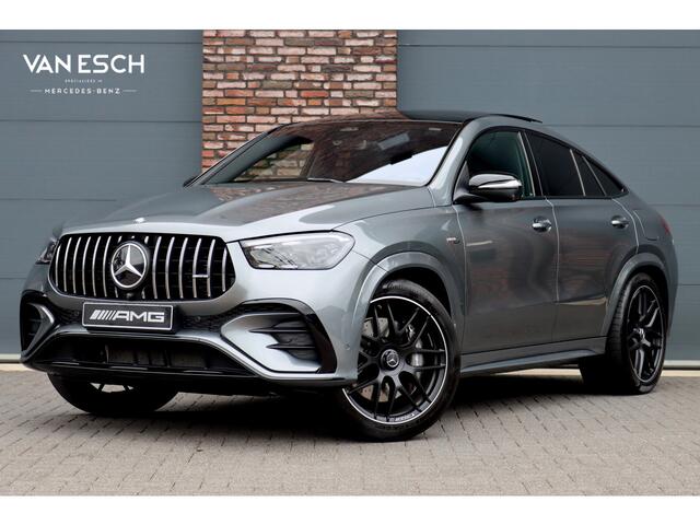 Mercedes-Benz GLE-KLASSE Coupé AMG 53 Hybrid 4MATIC+ Premium Aut9 | Facelift | Airmatic | Distronic | Panoramadak | Massage | Trekhaak | Softclose | Vlakkenverwarming | HUD | Stoelventilatie | Luchtkwaliteitspakket |