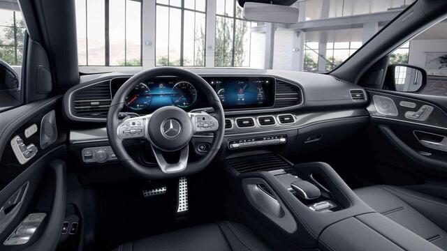 Mercedes-Benz GLE-KLASSE 350 e 4MATIC Premium Plus | AMG | Panoramadak | Night | Luchtvering | Trekhaak | Burmester | Memory | Treeplanken | Rijassistentiepakket | Stoelventilatie |