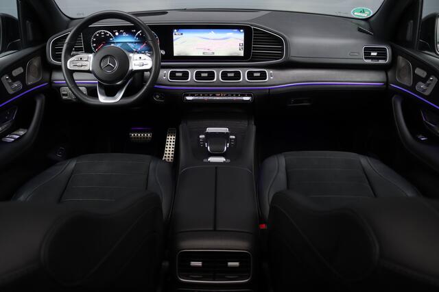 Mercedes-Benz GLE-KLASSE 580 V8 4MATIC Premium+ AMG Line | 7 Zitplaatsen | Airmatic | Distronic+ | Panoramadak | Burmester | Trekhaak | Standkachel | Keyless Go | Surround Camera | Soft-Close | HUD |