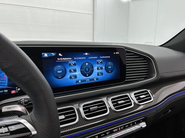 Mercedes-Benz GLE-KLASSE AMG 53 Hybrid 4MATIC+ Night Edition Premium Plus | Sierdelen AMG carbon | Trekhaak | AMG Nappaleder Exclusief STYLE | Stoelverwarming achter | 22 inch AMG velgen | Treeplanken | Rijassistentiepakket | Stoelventilatie voor |