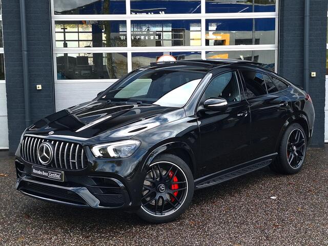 Mercedes-Benz GLE-KLASSE Coupé AMG 63 S 4MATIC+ | Panoramadak | Night pakket | Burmester high-end 3D | Nappaleder zwart | Trekhaak | Rijassistentiepakket | 360° camera | Massage stoelen | Memory pakket | Dodehoekassistentie | Multibeam LED | Keyless-GO | Elektrische achterklep