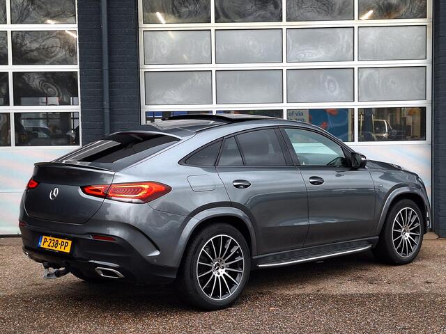Mercedes-Benz GLE-KLASSE Coupé 350 de 4MATIC Premium | AMG Line | Panoramadak | Trekhaak | Night pakket | Burmester | Rijassistentiepakket | 360° camera | Dodehoekassistentie | Multibeam LED | Elektrische achterklep