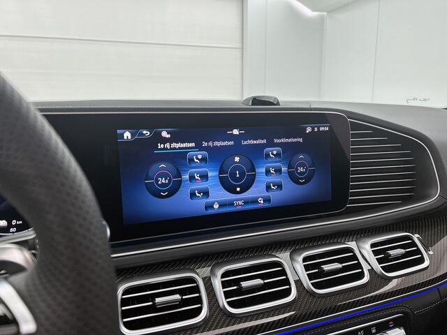 Mercedes-Benz GLE-KLASSE AMG 53 Hybrid 4MATIC+ Night Edition Premium Plus | Remklauwen in rood | Winterpakket | Sierelementen AMG carbon | Trekhaak | Verlichte treeplanken | 22 inch AMG-velgen | MAGIC VISION CONTROL |