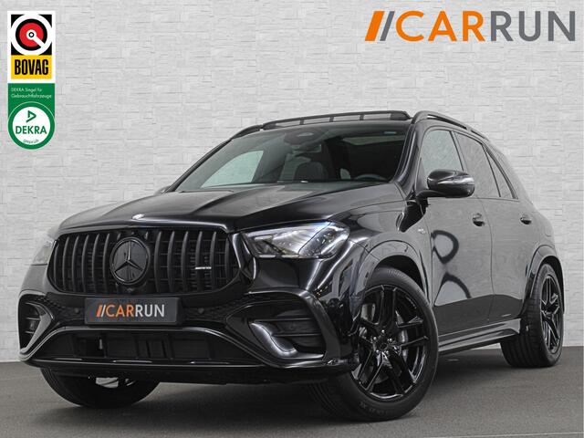 Mercedes-Benz GLE-KLASSE AMG 53 Hybrid 4MATIC+ | Nieuw! | Panorama | 360 Camera | Stoelventilatie | Head-Up | Burmester | Trekhaak | Carbon | 4-Zone Clima | AMG Drive-Unit | Nappa-Leder | Keyless-Go | Night-Pakket | Memory | Luchtvering | Parfumering | Carplay | Stuurverwarming |